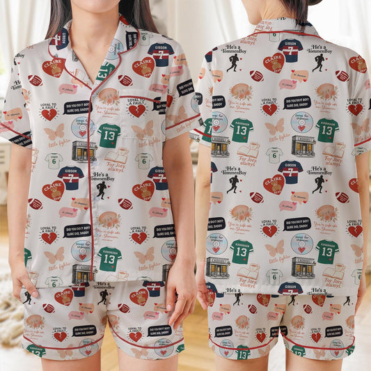 Boys of Tommen Pajama Set, Tommen College Sleepwear, Binding 13 and Keeping 13 Loungewear, Saving 6 and Redeeming 6 Pajamas, Kavanagh 13