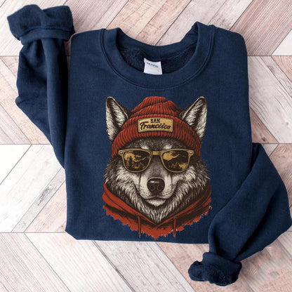 San Francisco Football Sweatshirt, Retro Sports Fan Shirt, Game Day Gift Tee, San Francisco Mascot Sweatshirt, San Francisco Football Fan