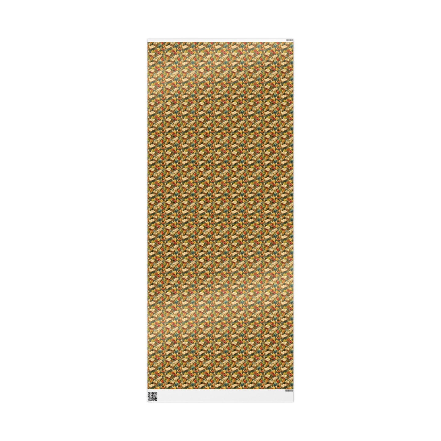 Bookworm Autumn Wrapping Paper for Readers Bookish Gift Wrap for Librarian Fall Book Nerd Reading Lovers Cute Book Club Paper #1