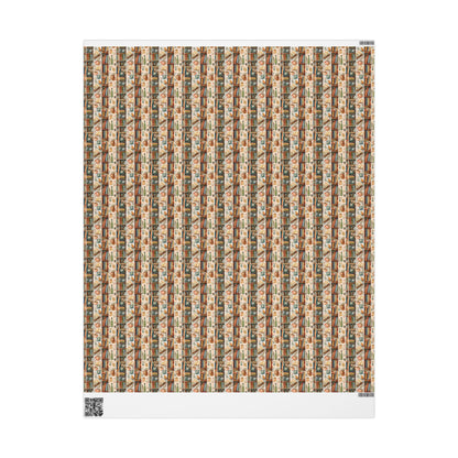Cute Book Lover Gift Wrap for Book Nerds and Librarians Book Club Wrapping Paper for Readers and Writers #9