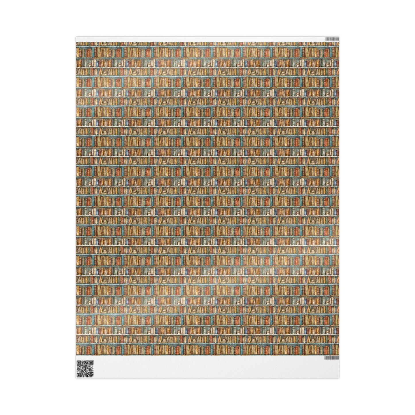 Book Nerd Aesthetic Wrapping Paper for Librarian Gifts Bookworms Reading Fans Book Club Custom Wrap #16