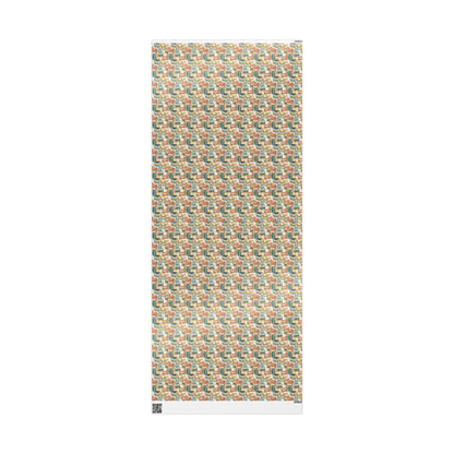 Aesthetic Bookworm Gift Wrap for Book Nerd Librarian Readers Custom Book Club Wrapping Paper Design #6