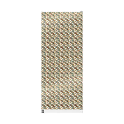 Cute Retro Bookish Wrapping Paper for Book Lovers Cat moms Librarian Gift Wrap for Readers and Book Club Members #3