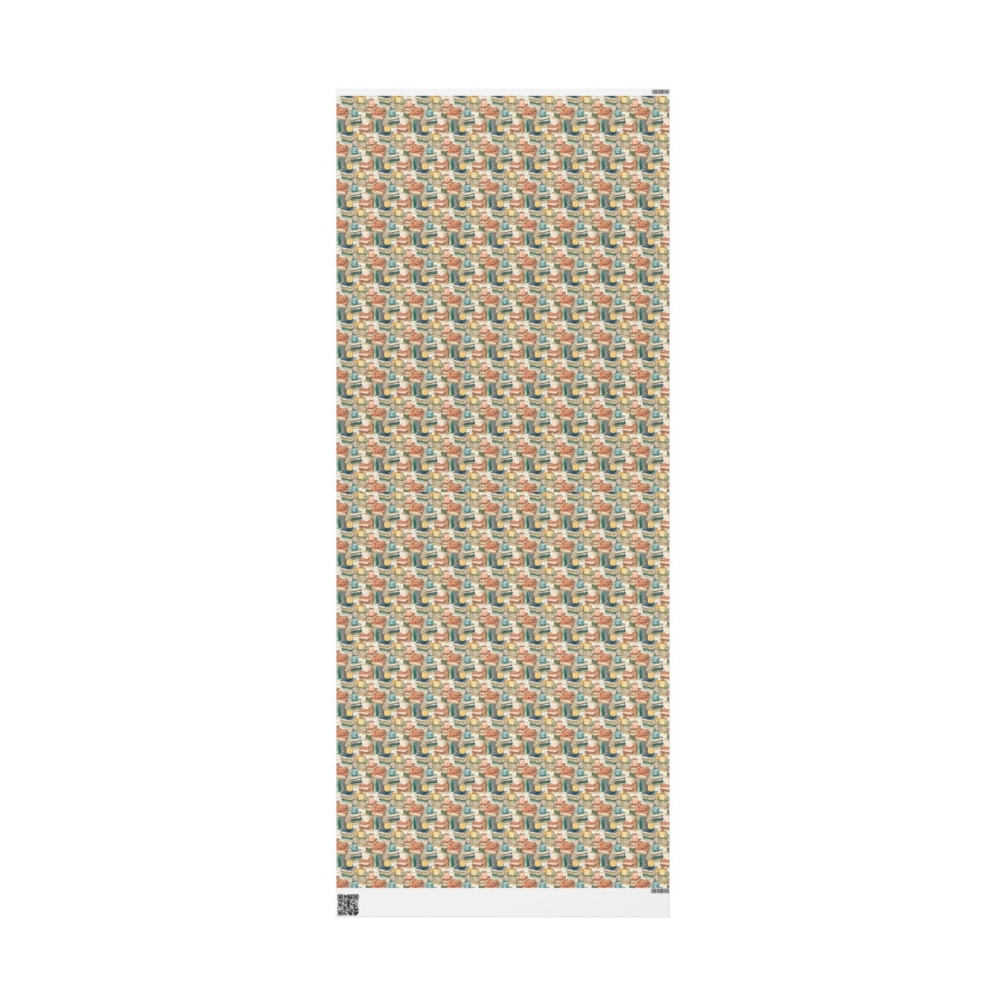 Aesthetic Bookworm Gift Wrap for Book Nerd Librarian Readers Custom Book Club Wrapping Paper Design #6