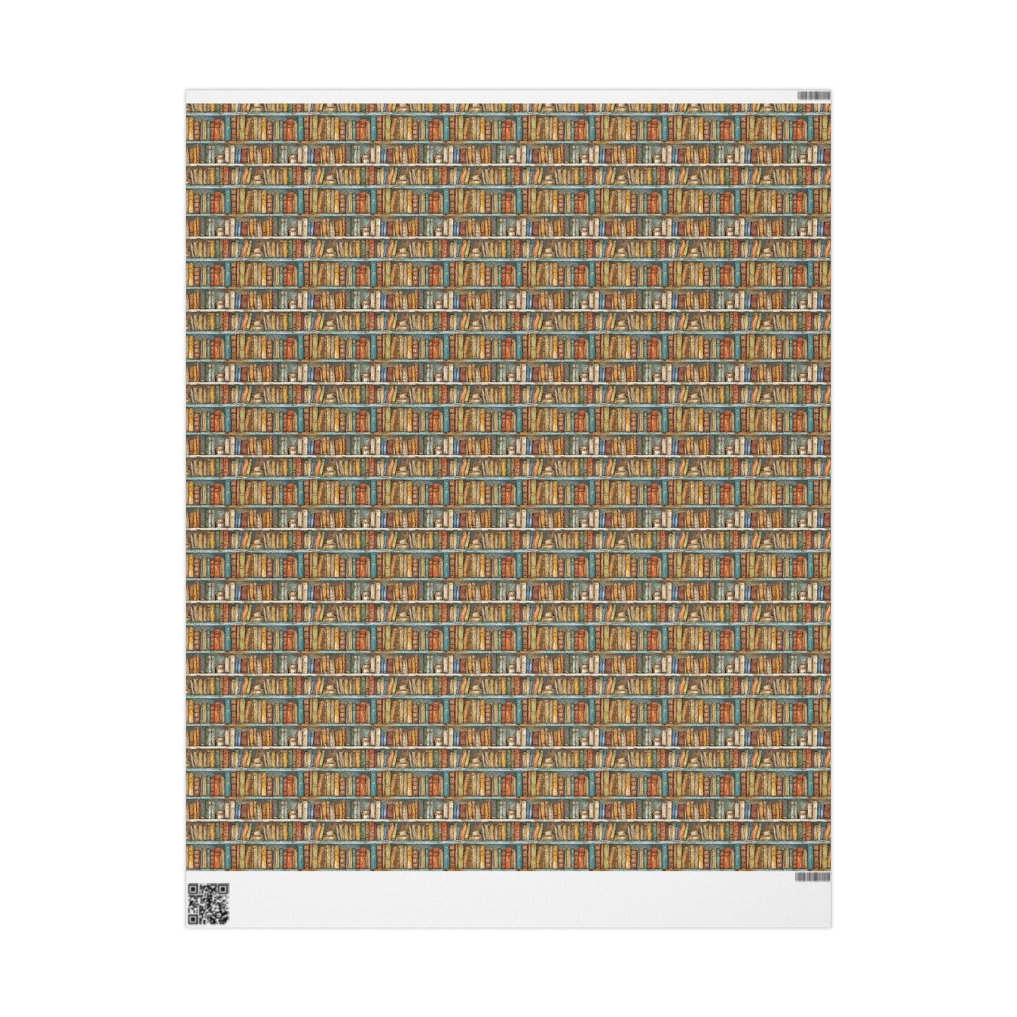 Book Nerd Aesthetic Wrapping Paper for Librarian Gifts Bookworms Reading Fans Book Club Custom Wrap #16