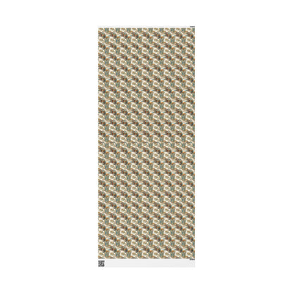 Cute Retro Bookish Wrapping Paper for Book Lovers Cat moms Librarian Gift Wrap for Readers and Book Club Members #3