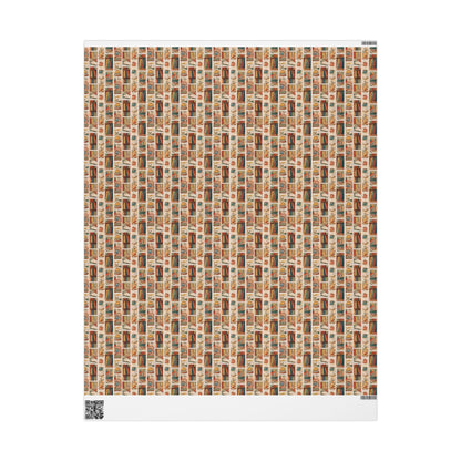Bookworm Birthday Wrapping Paper for Librarians Book Nerds Smut Readers and Cozy Book Club Fans #10