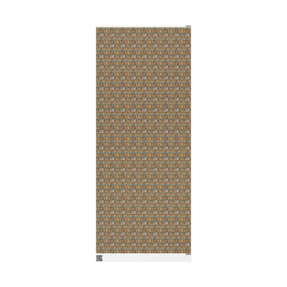 Book Nerd Aesthetic Wrapping Paper for Librarian Gifts Bookworms Reading Fans Book Club Custom Wrap #16