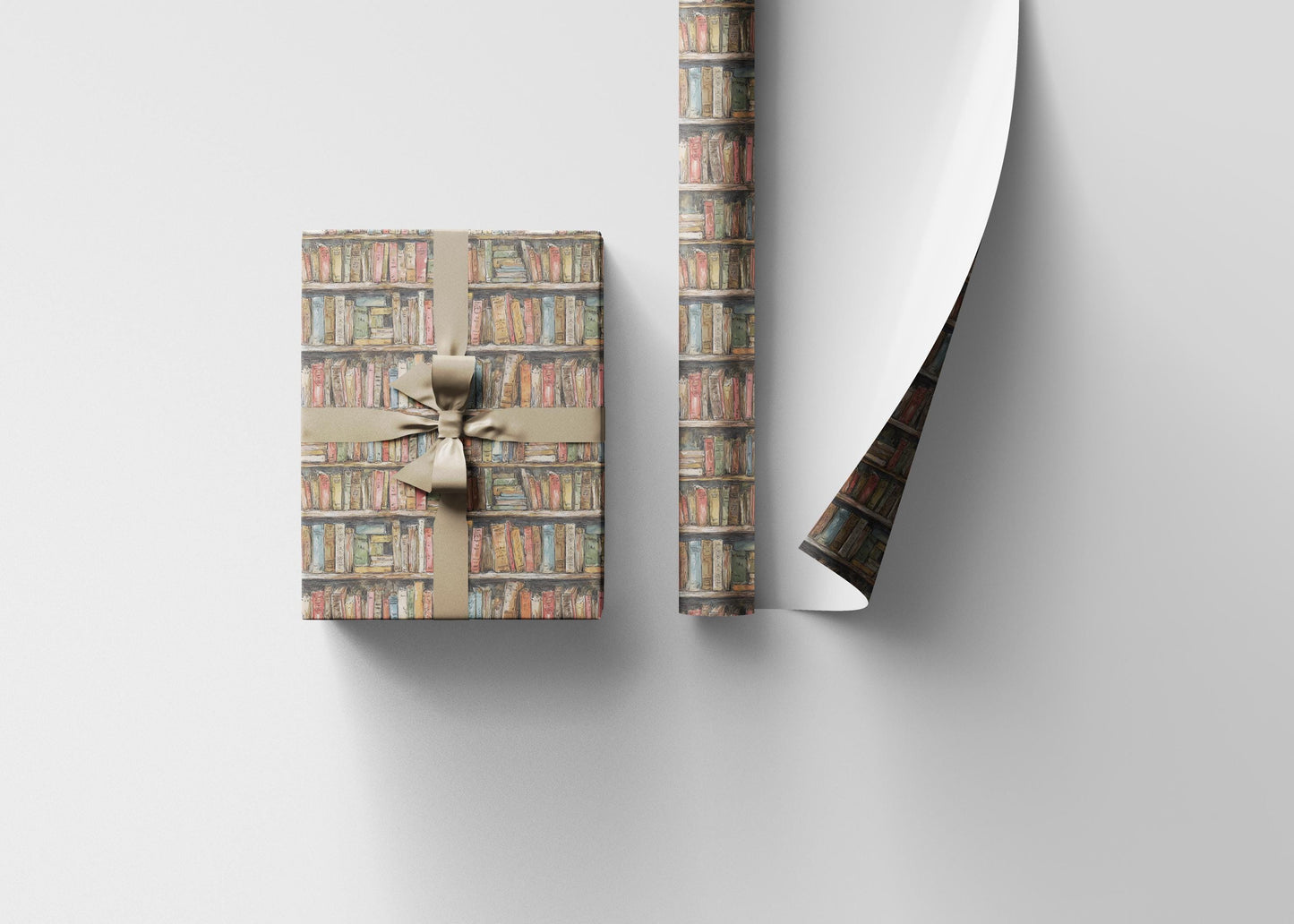 Literary Gift Wrap for Bookworms Book Nerds and Librarians Cute Book Club Wrapping Paper for Readers #15