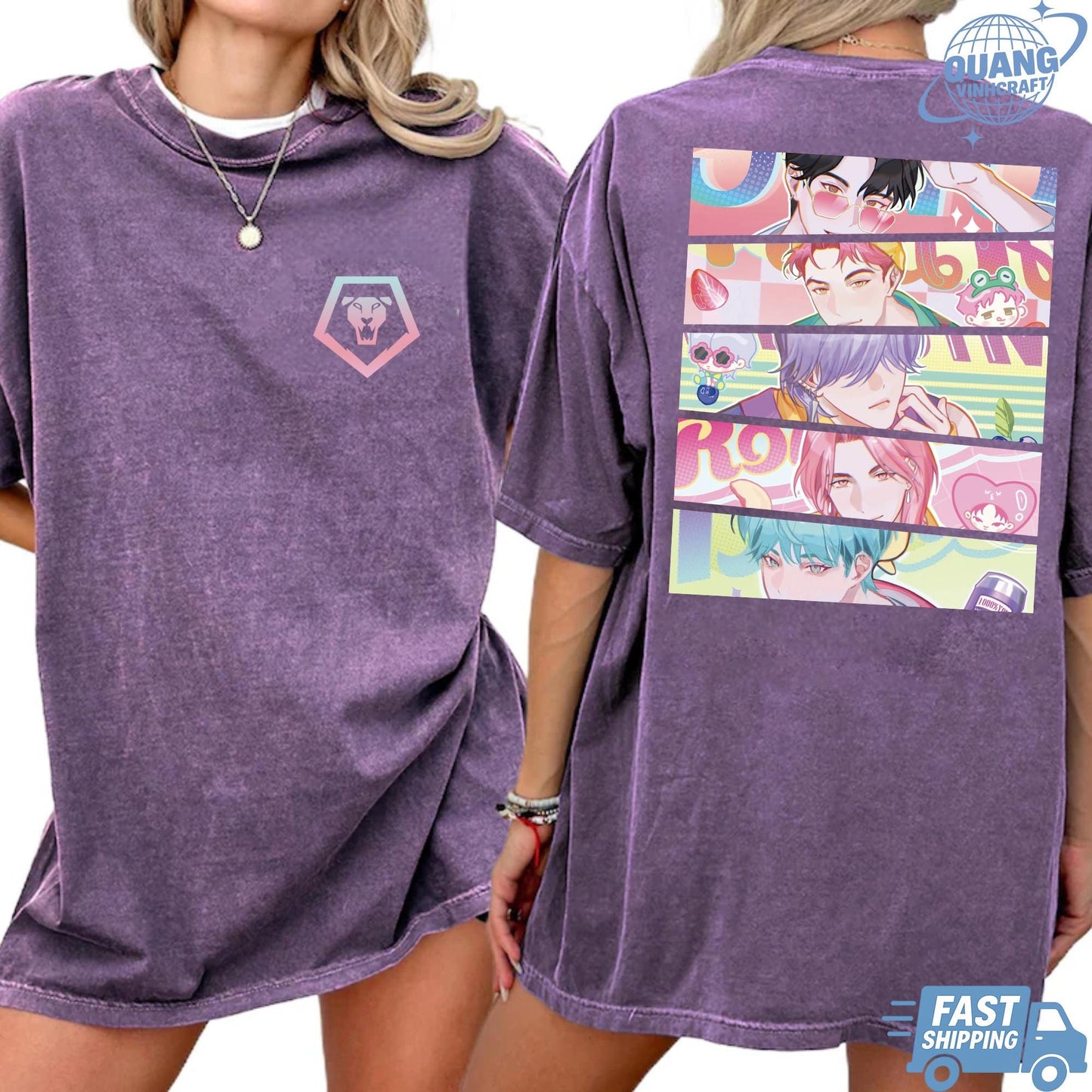 Kpop Saja Boys Shirt, Kpop Demon Hunters T-shirt, Demon Hunters Merch, Kpop Huntrix Pin shirt, Saja Boys Fan Gifts