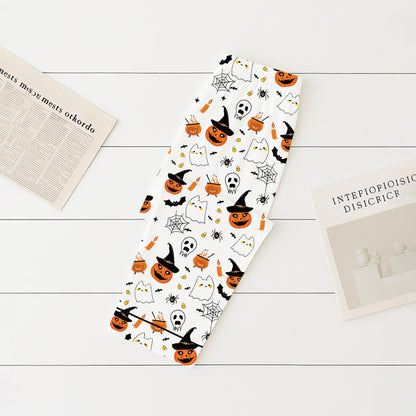 Halloween Witch Ghost Pumpkin Spider Pajamas Set, Halloween Pattern Sleepwear, Halloween Scary Pumpkin Homewear, Spooky Season Gift