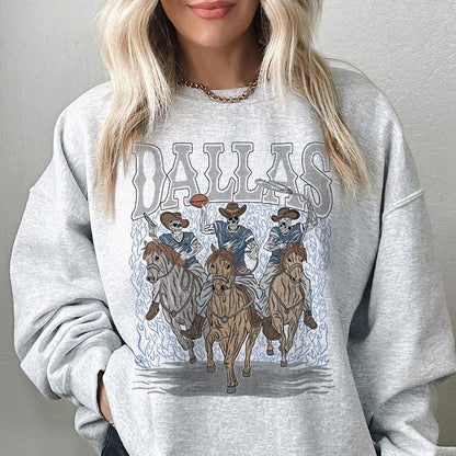 Dallas Football Skull Vintage Shirt