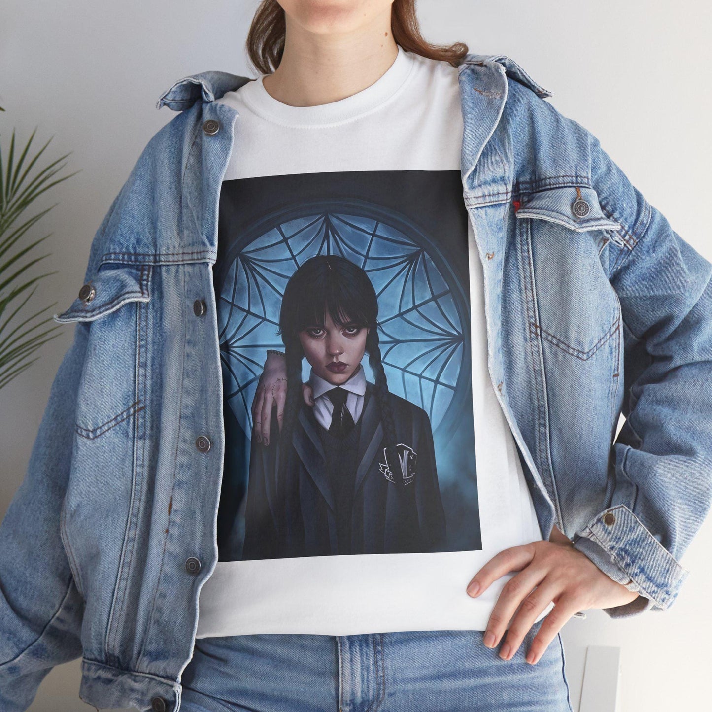 Wednesday Addams T-Shirt, Gothic Horror Shirt, TV Show Fan Gift, Dark Academia Clothing, Addams Family Inspired Tee, Creepy Cute Top