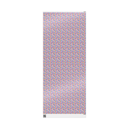 Pastel Goth Halloween Wrapping Paper Roll Watercolor Cute Ghosts Bats Witch Creepy Alternative #13