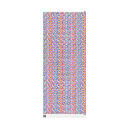 Pastel Goth Halloween Wrapping Paper Roll Watercolor Cute Ghosts Bats Witch Creepy Alternative #13