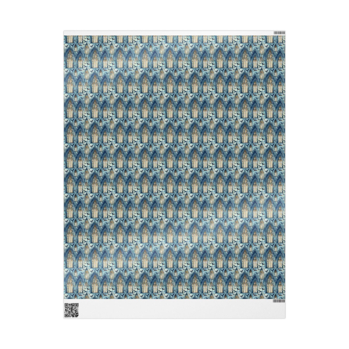 Haunted Mansion Halloween Wrapping Paper Roll Watercolor Ghost Bats Skeleton Witchy Cute Spooky Decor #6