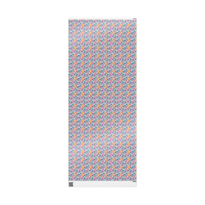 Pastel Goth Halloween Wrapping Paper Roll Watercolor Ghost Bat Skeleton Stars Witchy Alternative #11