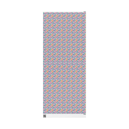Pastel Goth Halloween Wrapping Paper Roll Watercolor Ghost Bat Skeleton Stars Witchy Alternative #11
