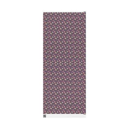 Pastel Goth Watercolor Wrapping Paper Roll Halloween Spooky Cute Alternative Goth Ghost Bat Print #7