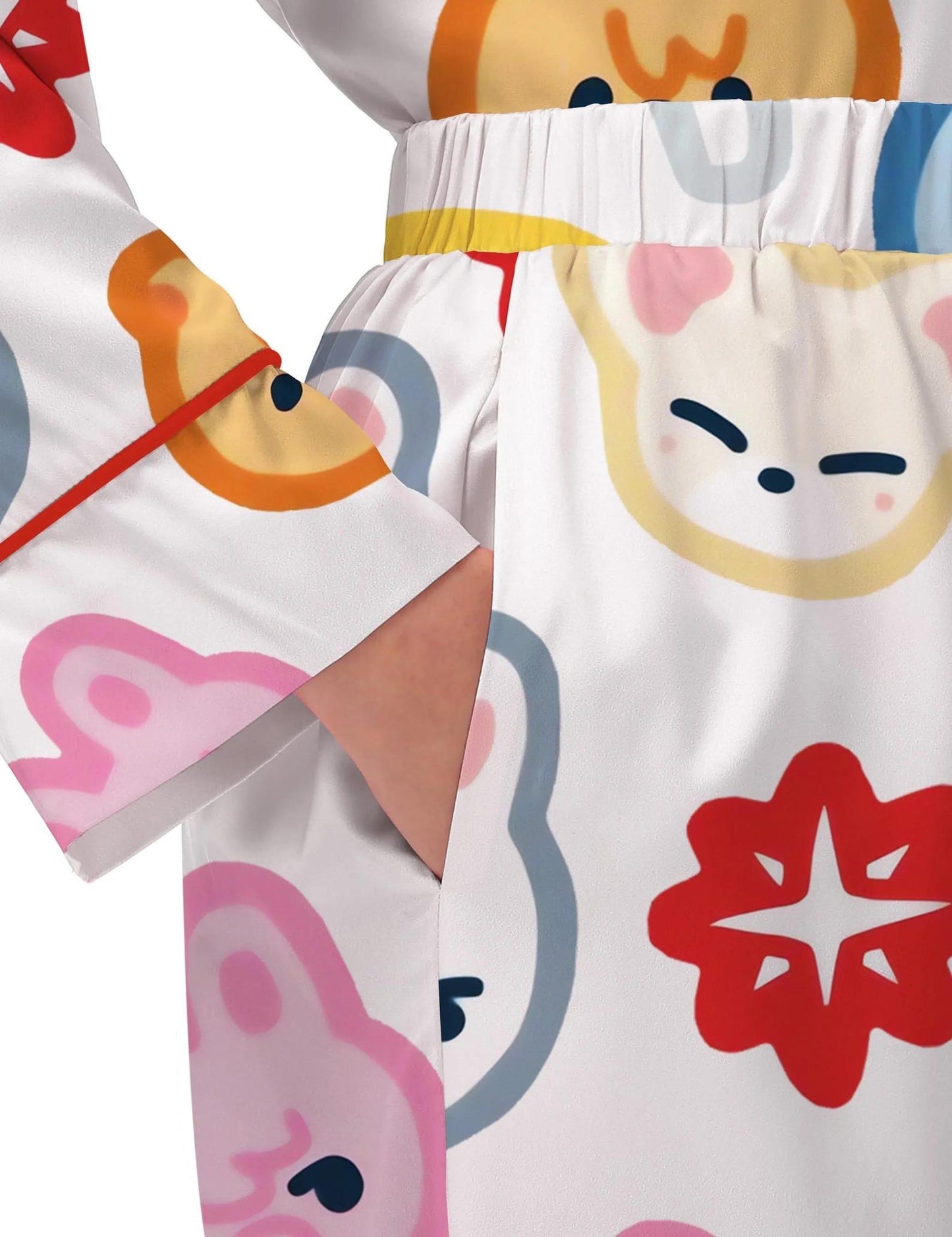 Stray Kid Tour Silky Satin Pajama Set For Women  Pajamas Set