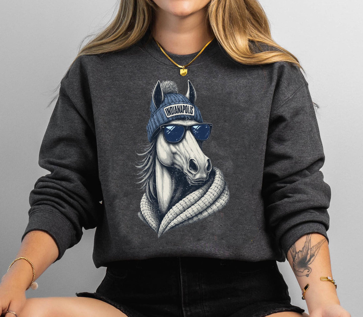 Indianapolis Football Sweatshirt, Retro Sports Fan Shirt, Game Day Gift Tee, Indianapolis Mascot Sweatshirt, Indianapolis Football Fan Shirt