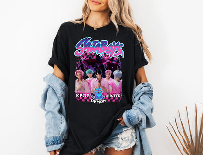Kpop Demon Hunters Shirt, Huntrix Girl T-Shirt, Kpop idol group Shirt, Mira, Rumi, Joey Shirt,Demon Hunter Merch, Gift for Huntrix fan Shirt