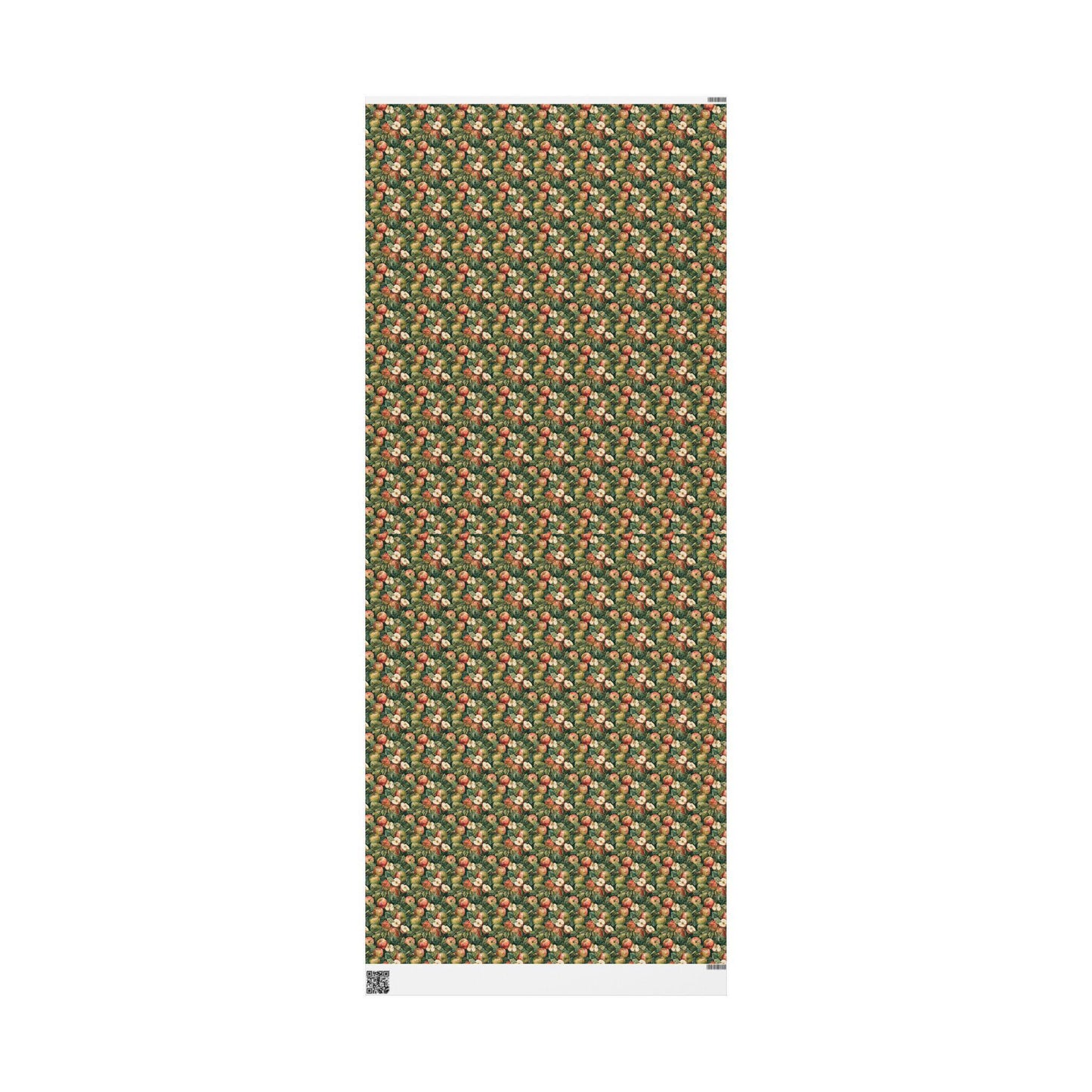 Farmers Market Wrapping Paper Roll Country Rustic Apples Farmhouse Style Eco Friendly Fruit Orchard Kitchen Gift Wrap #45