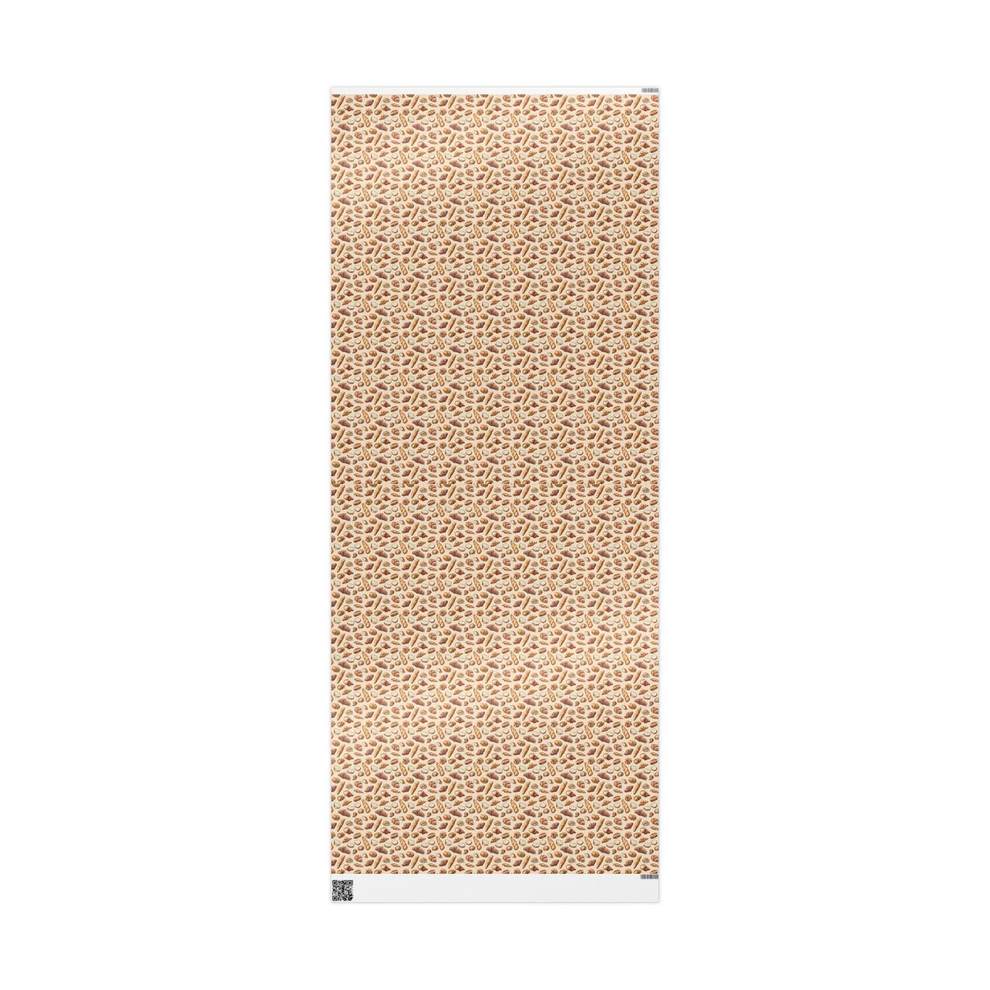 Farmers Market Wrapping Paper Roll Eco Rustic Bakery Theme Baguettes and Croissants Farmhouse Kitchen Foodie Gift Wrap #27