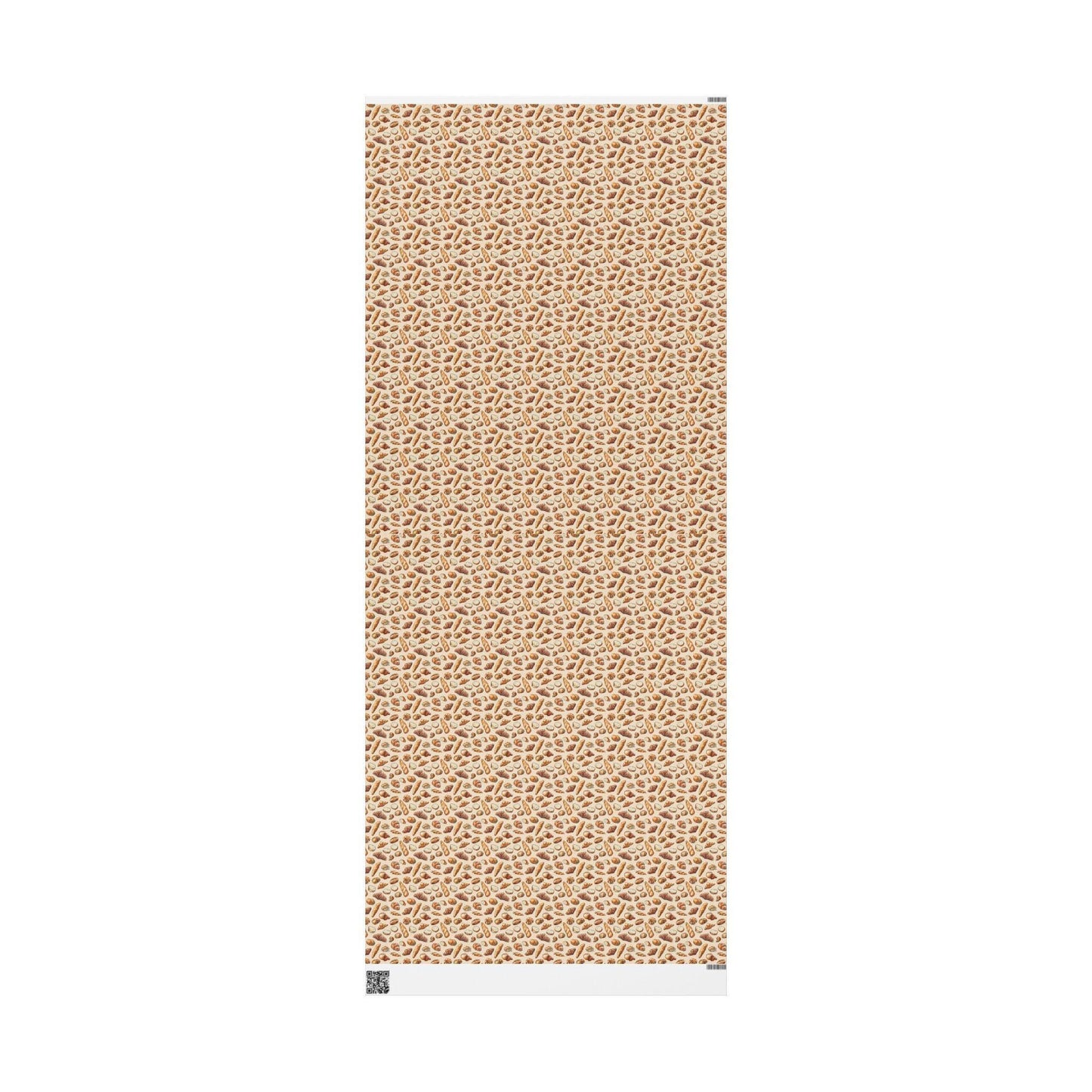 Farmers Market Wrapping Paper Roll Eco Rustic Bakery Theme Baguettes and Croissants Farmhouse Kitchen Foodie Gift Wrap #27