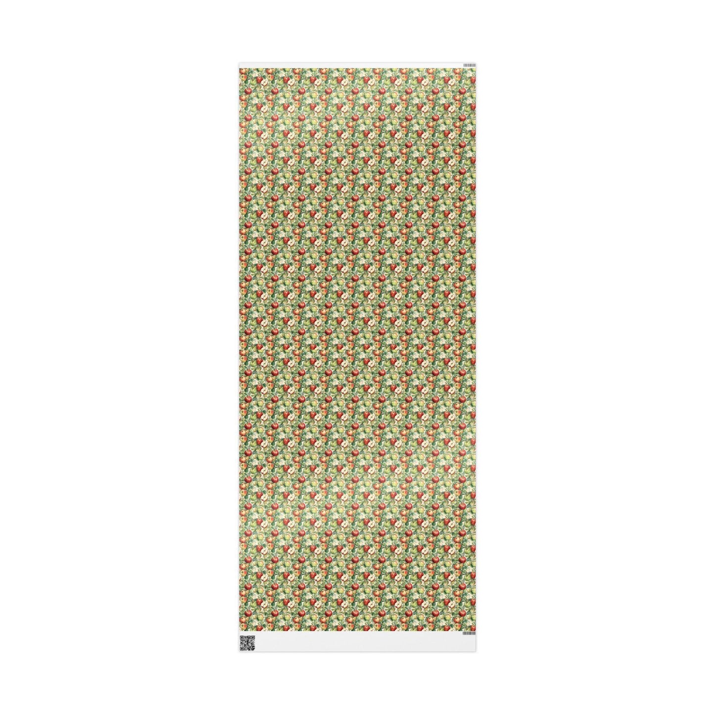 Farmers Market Wrapping Paper Roll Farm Fresh Apples Rustic Farmhouse Kitchen Organic Eco Country Fruit Gift Wrap #46
