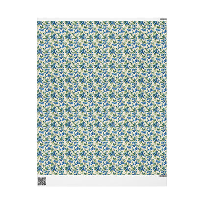 Farmers Market Wrapping Paper Roll Farm Fresh Blueberries Rustic Country Fruit Eco Friendly Farmhouse Kitchen Gift Wrap #28