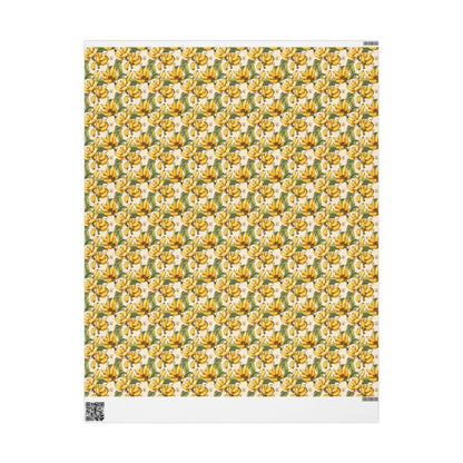 Farmers Market Bananas Wrapping Paper Roll Farm Fresh Fruits Rustic Eco Kitchen Foodie Farmhouse Gift Wrap Design #6