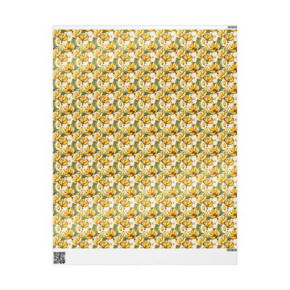 Farmers Market Bananas Wrapping Paper Roll Farm Fresh Fruits Rustic Eco Kitchen Foodie Farmhouse Gift Wrap Design #6