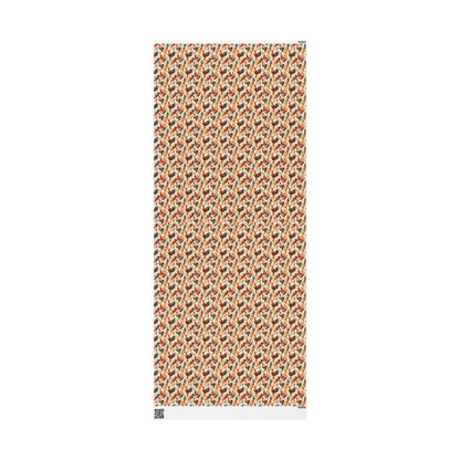 Farmers Market Wrapping Paper Roll Fresh Farm Chickens Rustic Country Farmhouse Eco Friendly Barnyard Kitchen Gift Wrap #24