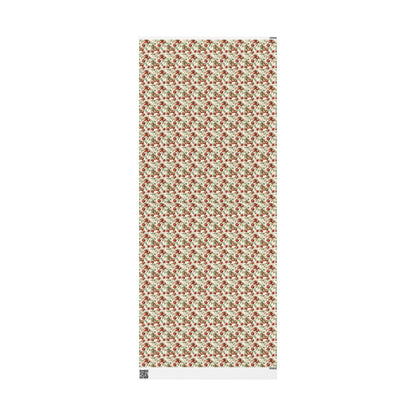 Farmers Market Wrapping Paper Roll Country Farmhouse Style Red Tomatoes Vegetables Rustic Kitchen Eco Organic Gift Wrap Design #15