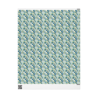 Farmers Market Wrapping Paper Roll Farm Fresh Blueberries Rustic Country Fruit Eco Friendly Farmhouse Kitchen Organic Gift Wrap #79