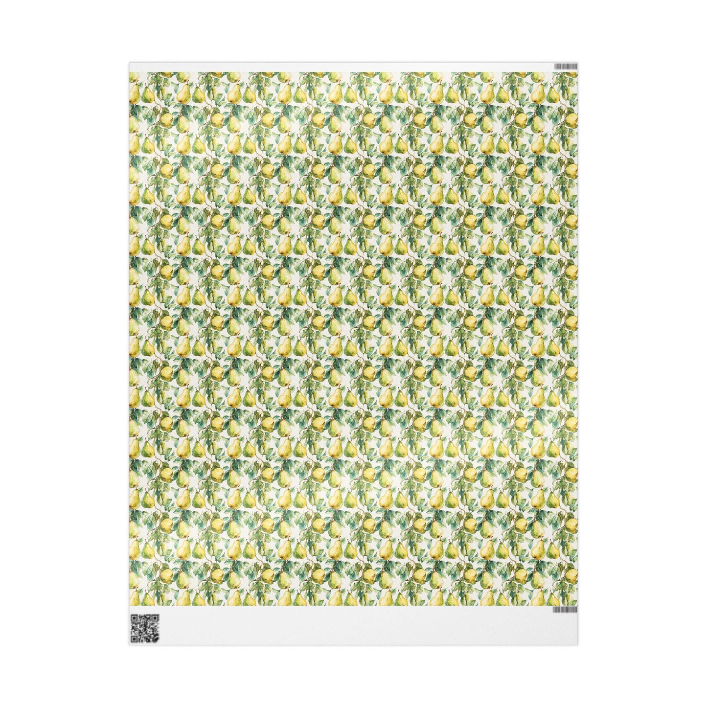 Farmers Market Wrapping Paper Roll Farm Fresh Pears Rustic Country Fruit Eco Friendly Farmhouse Kitchen Organic Gift Wrap #62