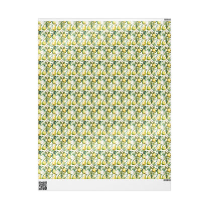 Farmers Market Wrapping Paper Roll Farm Fresh Pears Rustic Country Fruit Eco Friendly Farmhouse Kitchen Organic Gift Wrap #62