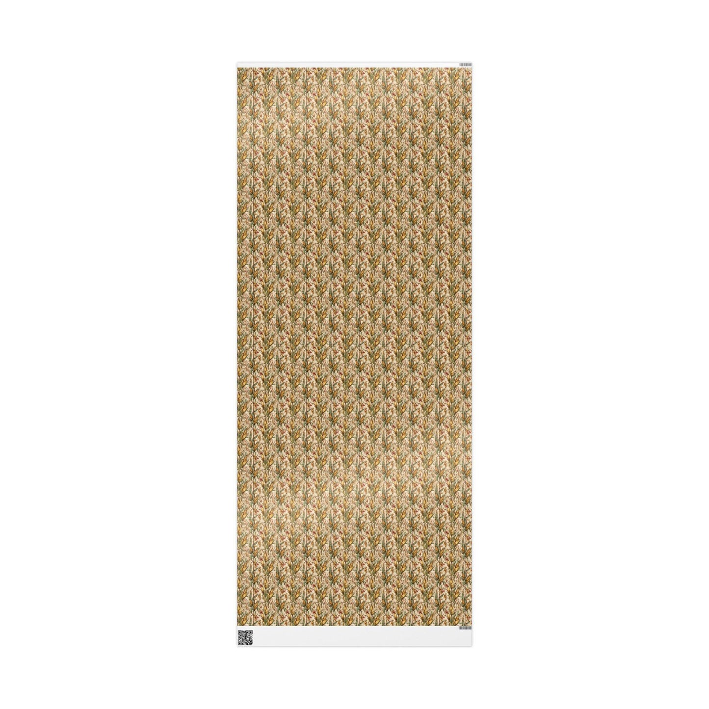 Farmers Market Wrapping Paper Roll Eco Rustic Corn Design Farm Fresh Vegetable Farmhouse Country Kitchen Gift Wrap #71