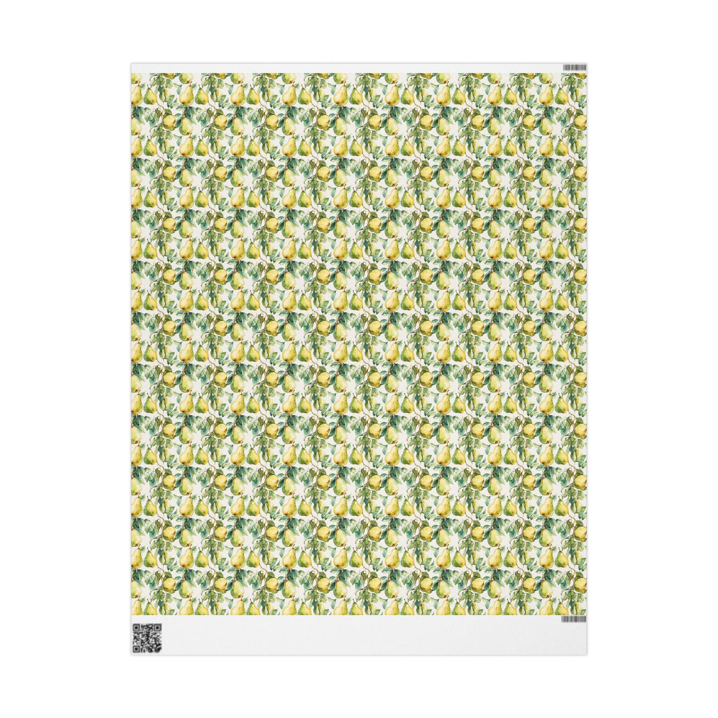 Farmers Market Wrapping Paper Roll Farm Fresh Pears Rustic Country Fruit Eco Friendly Farmhouse Kitchen Organic Gift Wrap #62