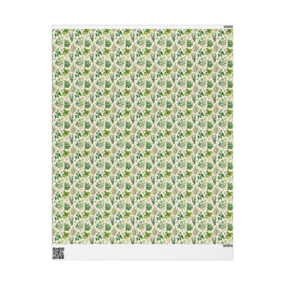 Farmers Market Wrapping Paper Roll Farmhouse Rustic Herbs Theme Eco Friendly Country Kitchen Basil Rosemary Gift Wrap #57