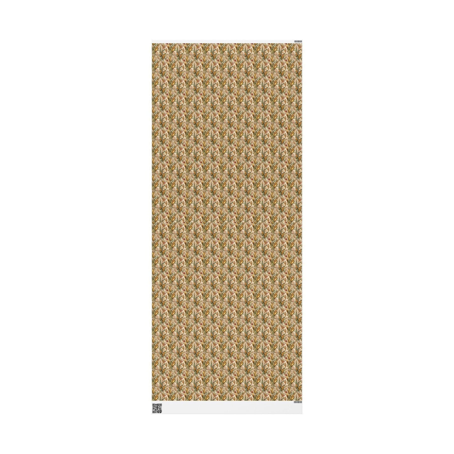 Farmers Market Wrapping Paper Roll Eco Rustic Corn Design Farm Fresh Vegetable Farmhouse Country Kitchen Gift Wrap #71