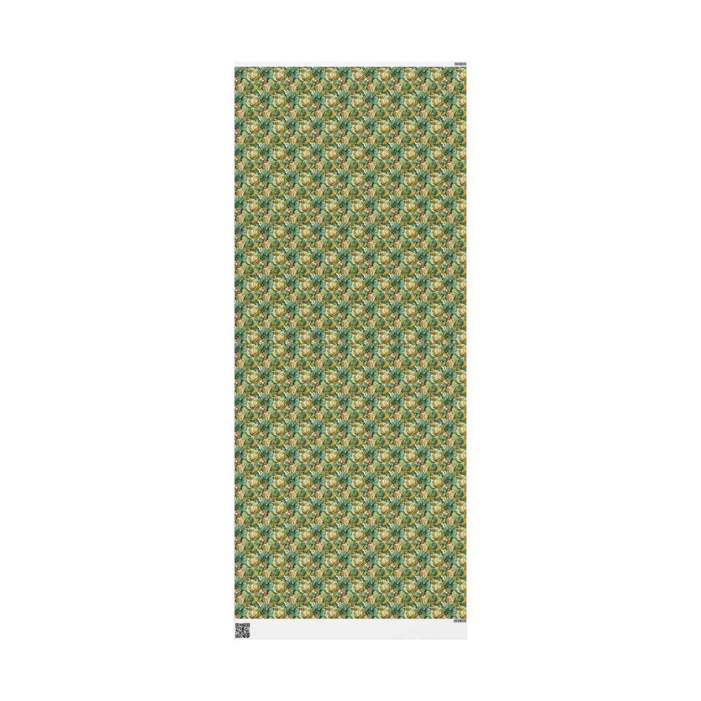 Farmers Market Wrapping Paper Roll Farm Fresh Leafy Greens Kale Rustic Country Vegetables Eco Friendly Kitchen Gift Wrap #73