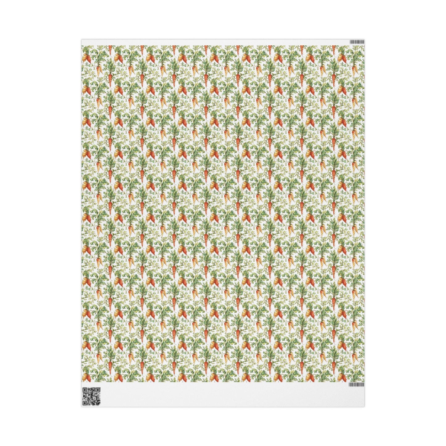 Farmers Market Wrapping Paper Roll Rustic Farm Fresh Carrots Design Eco Friendly Farmhouse Country Kitchen Veggie Gift Wrap #58