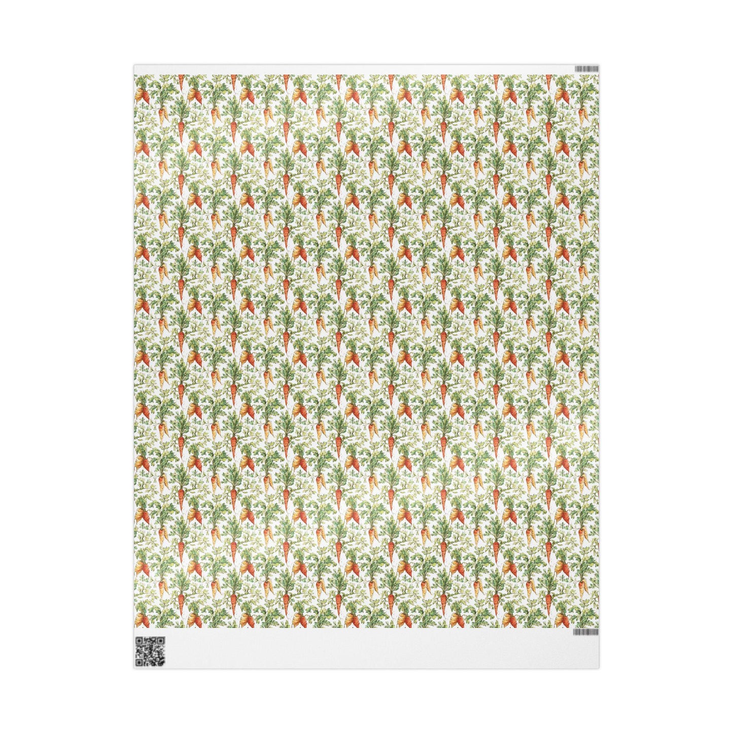 Farmers Market Wrapping Paper Roll Rustic Farm Fresh Carrots Design Eco Friendly Farmhouse Country Kitchen Veggie Gift Wrap #58