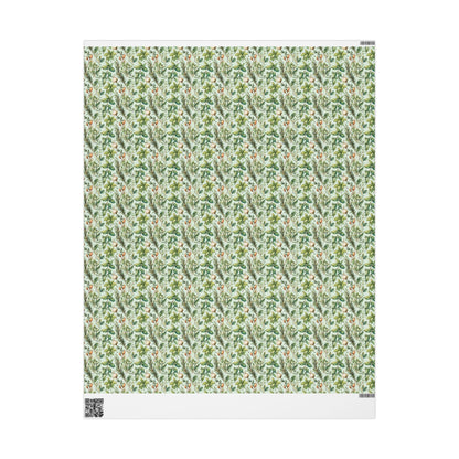 Farmers Market Wrapping Paper Roll Eco Rustic Herbs Design Farmhouse Kitchen Basil Parsley Thyme Organic Gift Wrap #56
