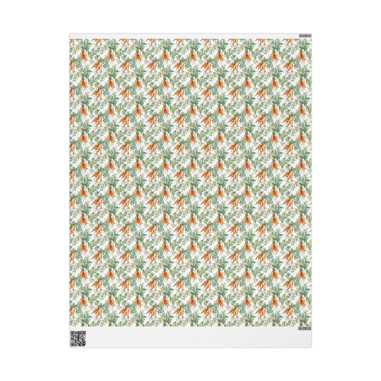 Farmers Market Wrapping Paper Roll Farmhouse Rustic Carrots Illustration Organic Eco Country Kitchen Vegetables Gift Wrap #59