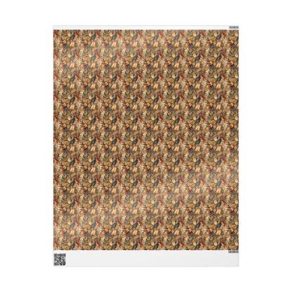 Farmers Market Wrapping Paper Roll Rustic Farmhouse Corn Illustration Eco Friendly Country Kitchen Organic Gift Wrap #70