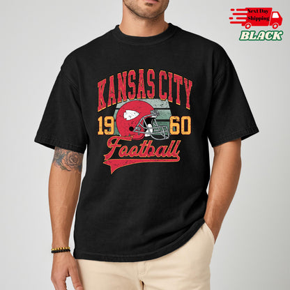 Comfort Colors Kansas City Football Shirt: Trendy Game Day Tee
