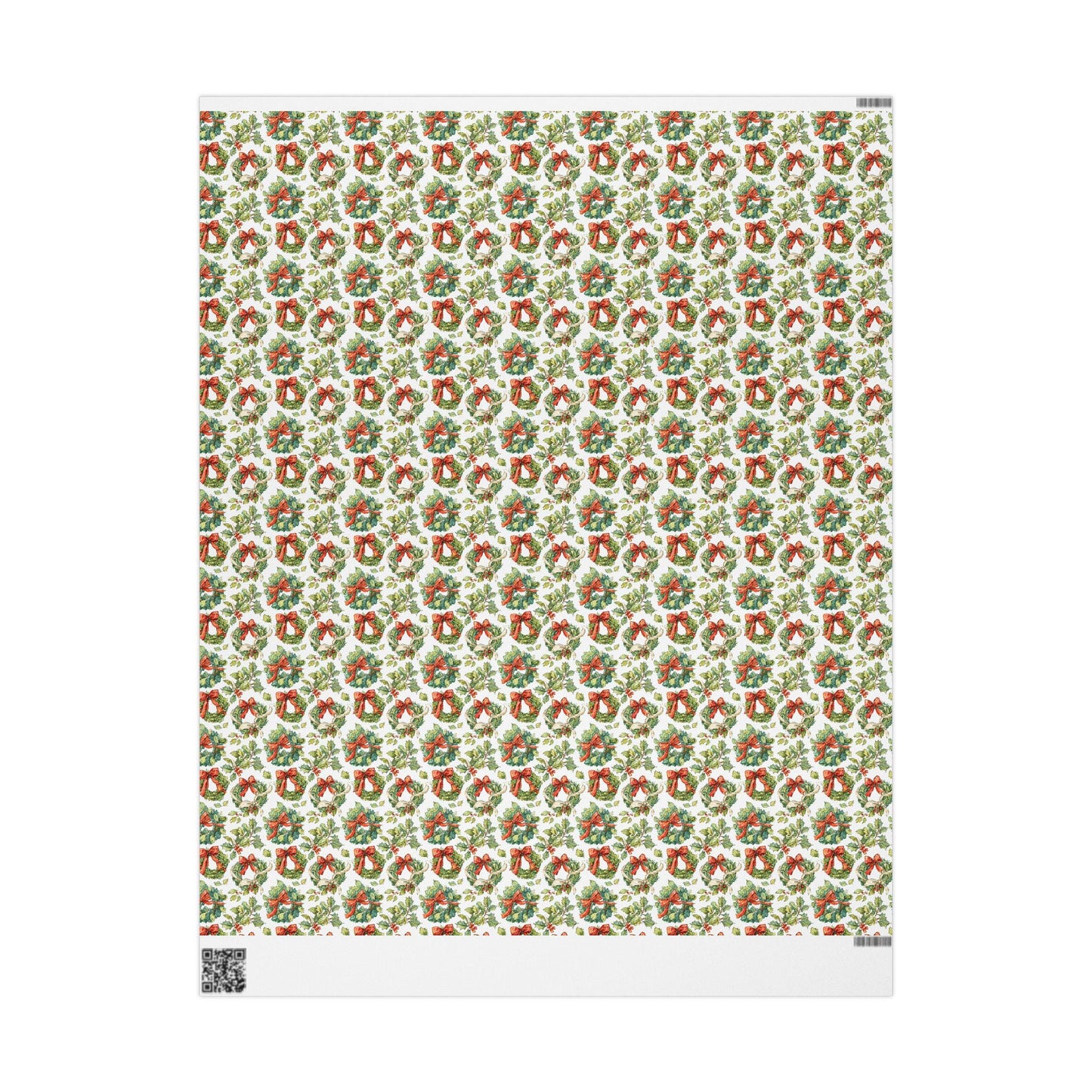 Vintage Christmas Wrapping Paper Roll, Retro Holiday Gift Wrap, Custom Christmas Packaging, Swedish Winter Print #1